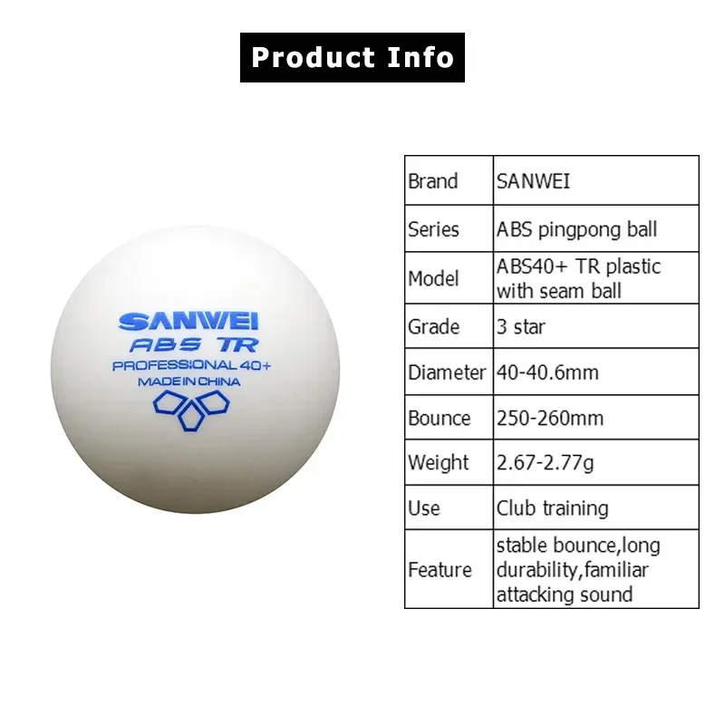 SANWEI-ABS TR 3 Star Table Ten - đánh giá và giá Table Tennis Olympics