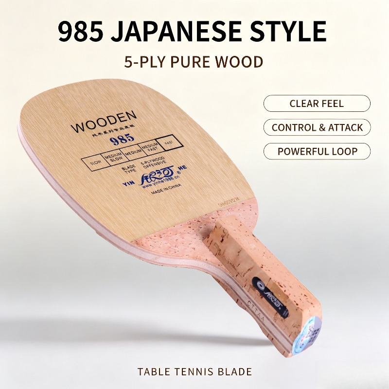 YINHE 985 Japanese Penhold Tab - đánh giá và giá Table Tennis In Japanese