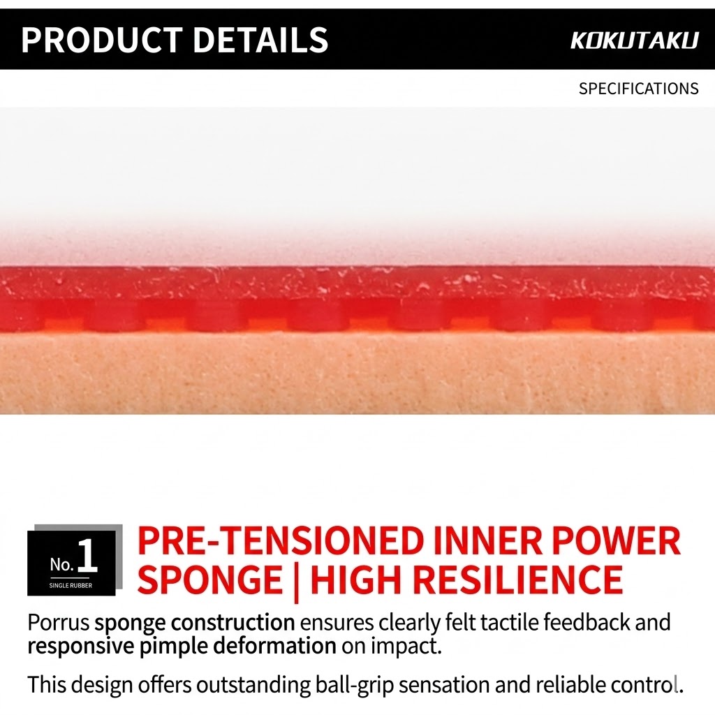 Kokutaku Sakura 868 Rubber Set - đánh giá và giá Table Tennis Racket